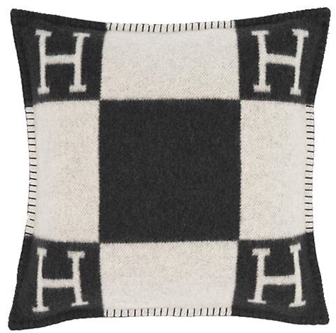 hermes black pillow|hermes pillows black and white.